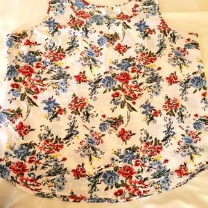 XXXL time and tru floral tank